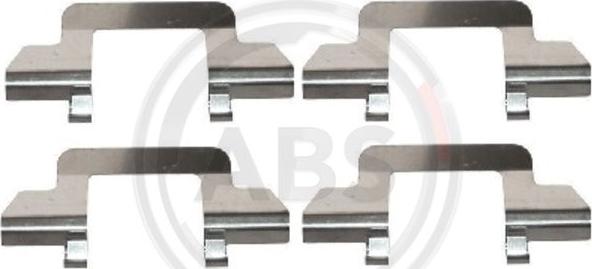 A.B.S. 1243Q - Set accesorii, placute frana aaoparts.ro