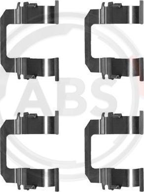 A.B.S. 1275Q - Set accesorii, placute frana aaoparts.ro