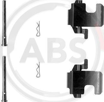 A.B.S. 1273Q - Set accesorii, placute frana aaoparts.ro