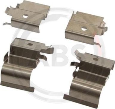 A.B.S. 1799Q - Set accesorii, placute frana aaoparts.ro