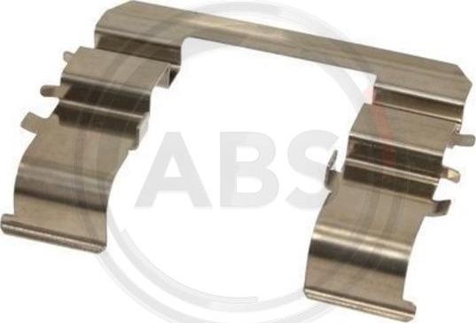 A.B.S. 1744Q - Set accesorii, placute frana aaoparts.ro