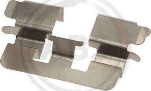 A.B.S. 1741Q - Set accesorii, placute frana aaoparts.ro