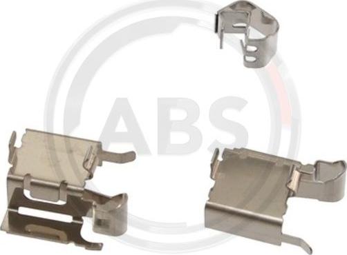 A.B.S. 1748Q - Set accesorii, placute frana aaoparts.ro