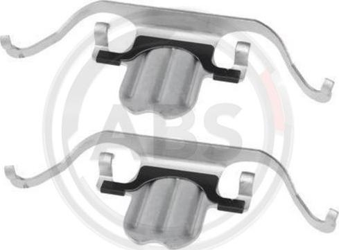 A.B.S. 1751Q - Set accesorii, placute frana aaoparts.ro