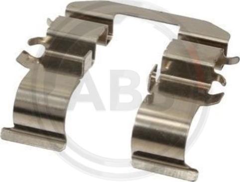 A.B.S. 1758Q - Set accesorii, placute frana aaoparts.ro