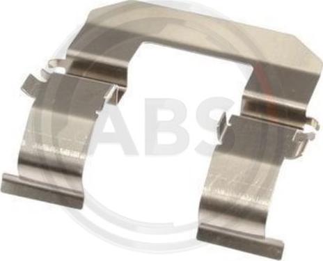 A.B.S. 1704Q - Set accesorii, placute frana aaoparts.ro