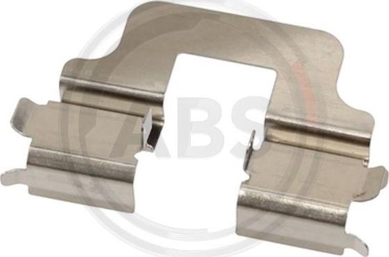 A.B.S. 1712Q - Set accesorii, placute frana aaoparts.ro