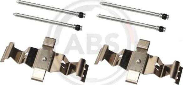 A.B.S. 1786Q - Set accesorii, placute frana aaoparts.ro