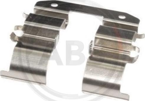 A.B.S. 1734Q - Set accesorii, placute frana aaoparts.ro