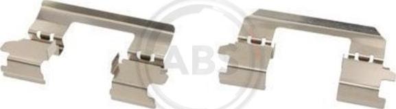 A.B.S. 1736Q - Set accesorii, placute frana aaoparts.ro