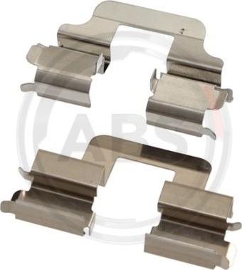 A.B.S. 1731Q - Set accesorii, placute frana aaoparts.ro
