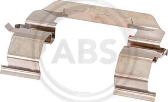 A.B.S. 1776Q - Set accesorii, placute frana aaoparts.ro