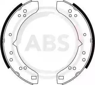 A.B.S. 8602 - Set saboti frana aaoparts.ro