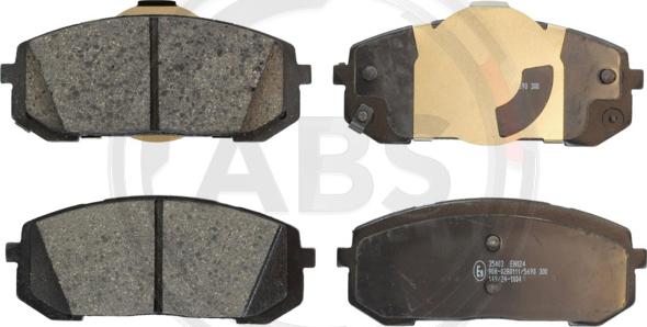 A.B.S. 35403 - Set placute frana,frana disc aaoparts.ro