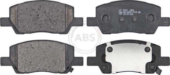 A.B.S. 35413 - Set placute frana,frana disc aaoparts.ro