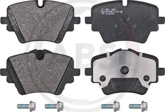 A.B.S. 35041 - Set placute frana,frana disc aaoparts.ro