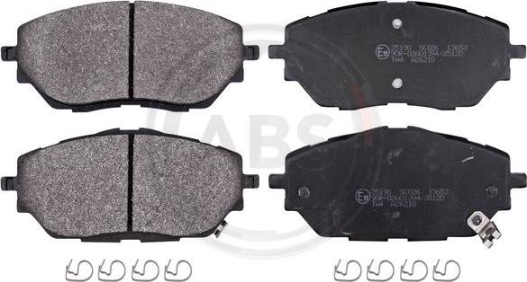 A.B.S. 35190 - Set placute frana,frana disc aaoparts.ro