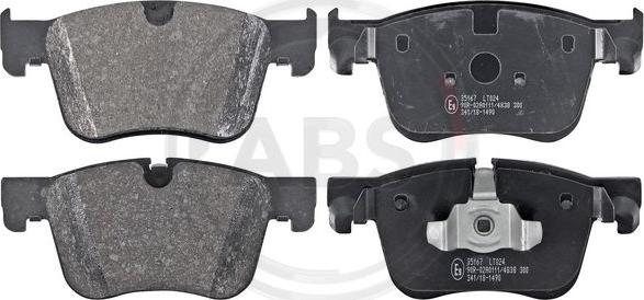 A.B.S. 35167 - Set placute frana,frana disc aaoparts.ro