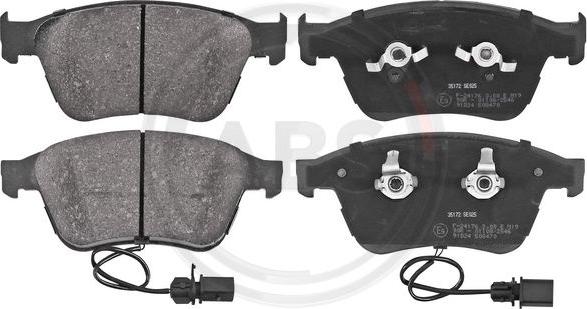 A.B.S. 35172 - Set placute frana,frana disc aaoparts.ro