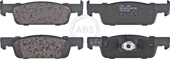 A.B.S. 35347 - Set placute frana,frana disc aaoparts.ro