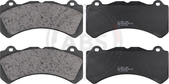 A.B.S. 35335 - Set placute frana,frana disc aaoparts.ro