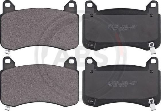 A.B.S. 35247 - Set placute frana,frana disc aaoparts.ro