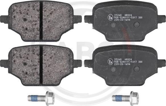 A.B.S. 35268 - Set placute frana,frana disc aaoparts.ro