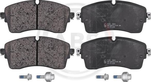 A.B.S. 35209 - Set placute frana,frana disc aaoparts.ro