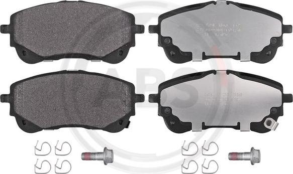 A.B.S. 35284 - Set placute frana,frana disc aaoparts.ro