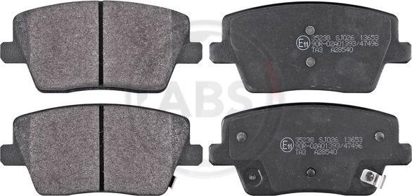 A.B.S. 35238 - Set placute frana,frana disc aaoparts.ro