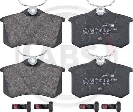 A.B.S. 36994 - Set placute frana,frana disc aaoparts.ro