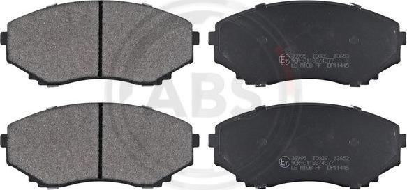 A.B.S. 36995 - Set placute frana,frana disc aaoparts.ro