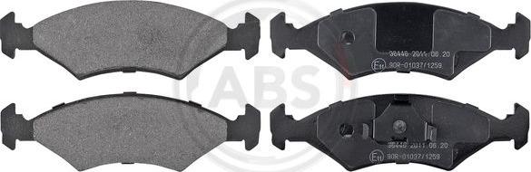 A.B.S. 36446 - Set placute frana,frana disc aaoparts.ro