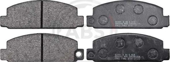 A.B.S. 36414 - Set placute frana,frana disc aaoparts.ro