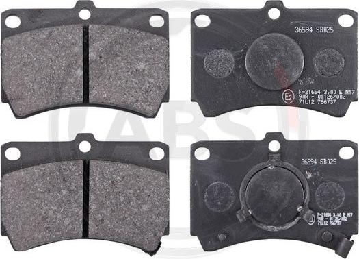 A.B.S. 36594 - Set placute frana,frana disc aaoparts.ro