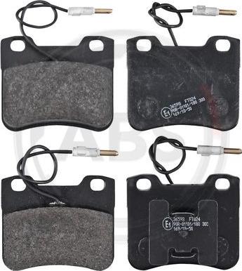 A.B.S. 36598 - Set placute frana,frana disc aaoparts.ro