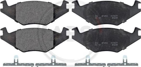 A.B.S. 36539 - Set placute frana,frana disc aaoparts.ro