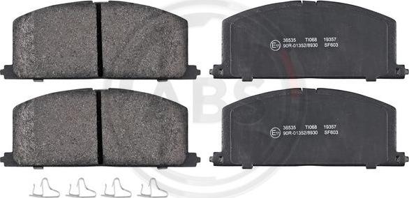 A.B.S. 36535 - Set placute frana,frana disc aaoparts.ro