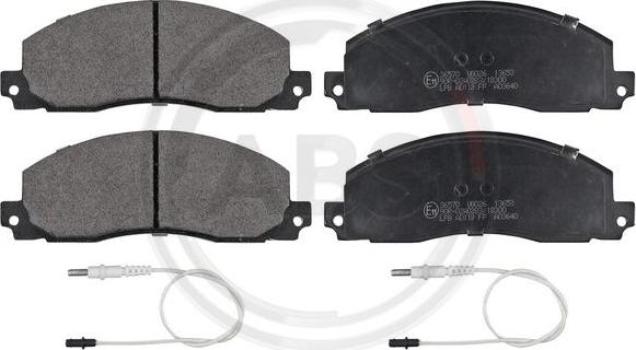 A.B.S. 36570 - Set placute frana,frana disc aaoparts.ro