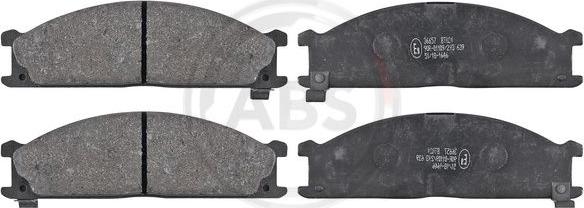 A.B.S. 36657 - Set placute frana,frana disc aaoparts.ro