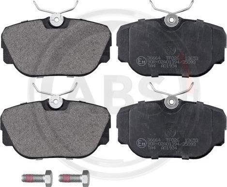 A.B.S. 36664 - Set placute frana,frana disc aaoparts.ro