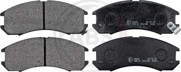 A.B.S. 36666 - Set placute frana,frana disc aaoparts.ro