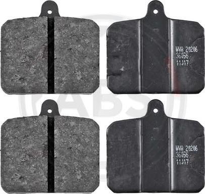 A.B.S. 36056 - Set placute frana,frana disc aaoparts.ro