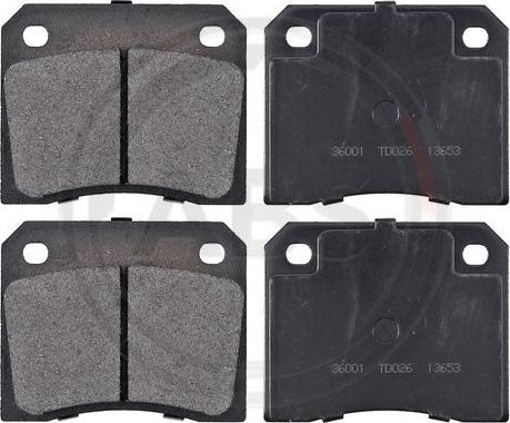 A.B.S. 36001 - Set placute frana,frana disc aaoparts.ro