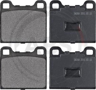 A.B.S. 36088 - Set placute frana,frana disc aaoparts.ro