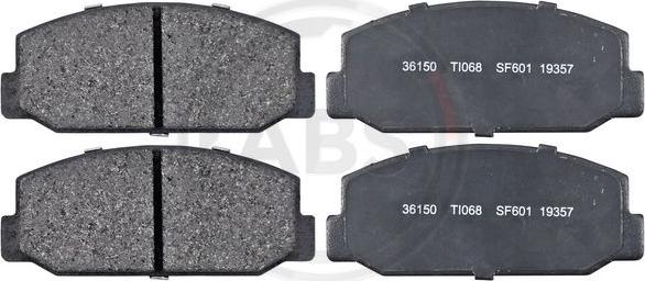 A.B.S. 36150 - Set placute frana,frana disc aaoparts.ro