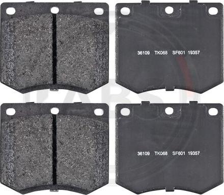 A.B.S. 36109 - Set placute frana,frana disc aaoparts.ro