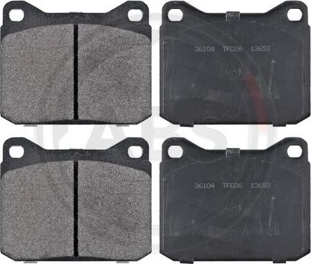 A.B.S. 36104 - Set placute frana,frana disc aaoparts.ro