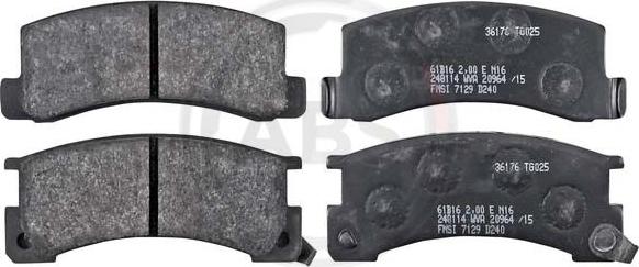 A.B.S. 36176 - Set placute frana,frana disc aaoparts.ro