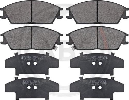 A.B.S. 36172 - Set placute frana,frana disc aaoparts.ro